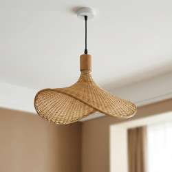 Straw Chandelier Medium
